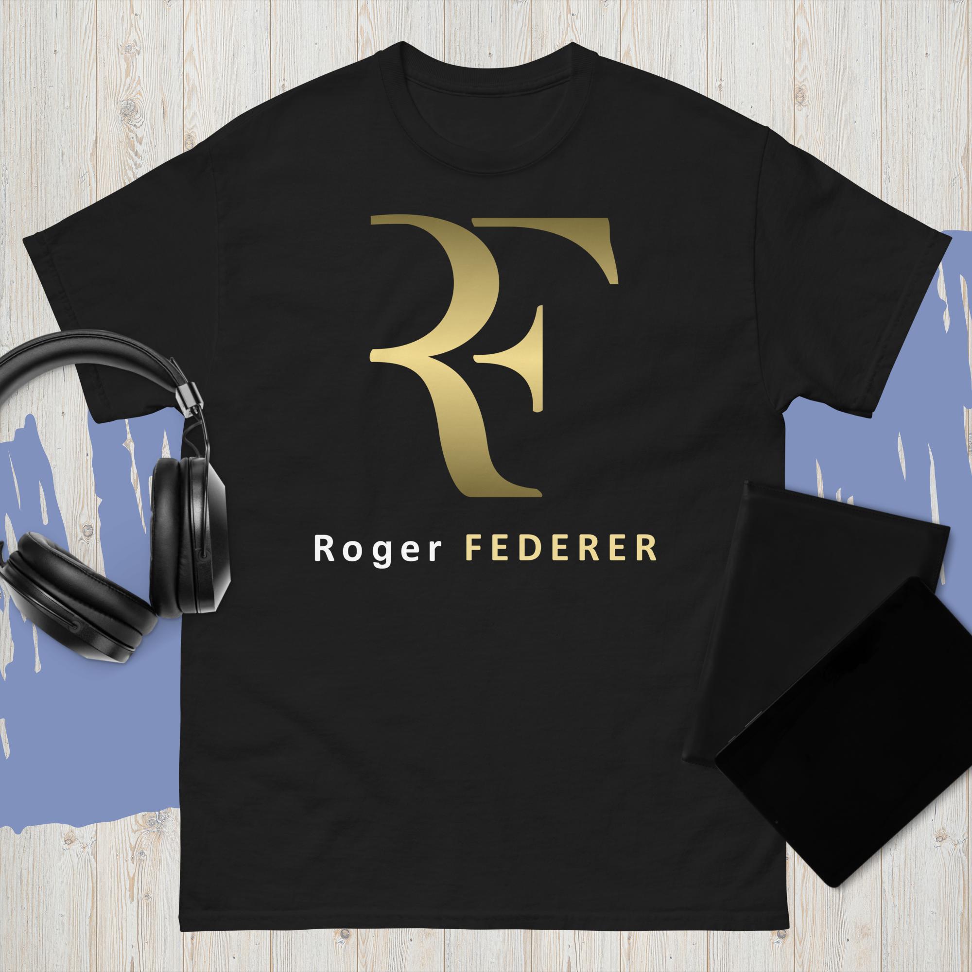 Federer Clothing Rf Logo T Shirt Uniqlo X Roger Federer Graphic