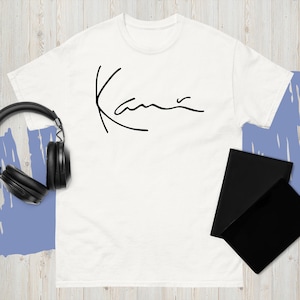 New Karl Kani Iconic Signature And White Tee Usa Size S To 3XL T-Shirt