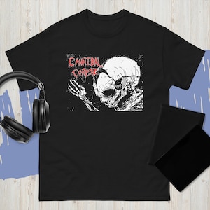 New Black T-Shirts Cannibal Corpse Death Metal Grindcore Chris Barnes Mens Tee