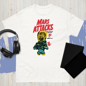 Novas Cartas Colecionáveis de Ataques de Marte, Topps, 1962, Camiseta Coll