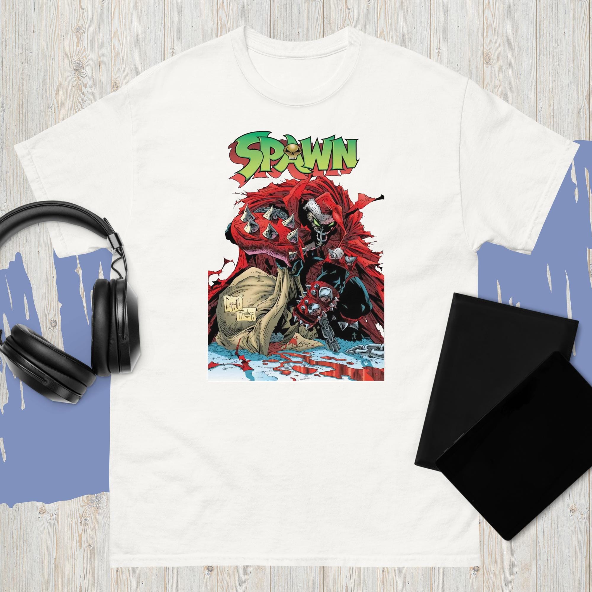 T-shirt Vintage Spawn 1992 - Blanc, Unisexe, 100% Coton, S à 5XL