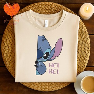 Hei Hei Stitch Embroidery Pattern/ Cartoon Embroidery / Embroidery Pattern Shirt