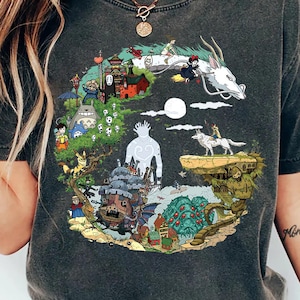Spirited Away Studio Ghibli Shirt, Ghibli My Neighbor Totoro Tee