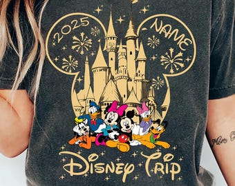 Custom Disney Family Vacation Shirts, Disney Family Trip Shirt 2025, Disney Family Matching Shirts, Personalized Disney Family Shirts