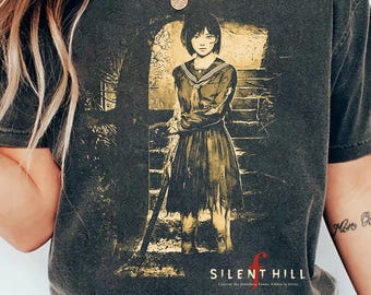 Silent Hill f T-Shirt: Distressed 90s Graphic Tee, Horror Game Shirt