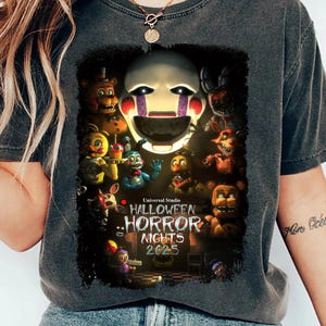 Halloween Horror Nights 2025 Shirt: Universal Studios Scary Movie Tee
