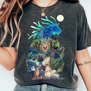 Camiseta de Studio Ghibli: El viaje de Chihiro, Totoro, El castillo ambulante - Bella Canvas