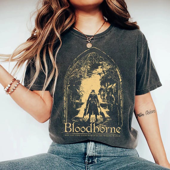 Bloodborne Shirt, Hidetaka Miyazaki'sSoulsborne Tee, From Software Hidetaka