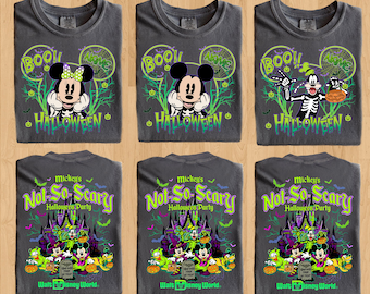 Vintage Disney Halloween All Characters Shirts, Mickey And Friends Halloween Shirt, Halloween Party Shirts, Disney Family Halloween 4dfvda