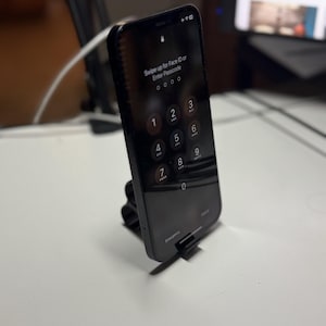 The Ergo-Grip Phone Stand | iPhone Pinky Rest & Secure Holder | 3D Printed Vertical Kickstand | PopSocket Alternative
