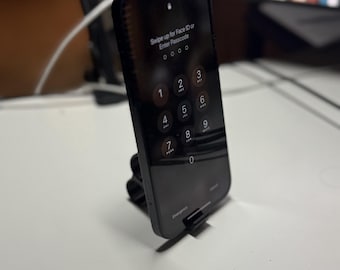 The Ergo-Grip Phone Stand | iPhone Pinky Rest & Secure Holder | 3D Printed Vertical Kickstand | PopSocket Alternative