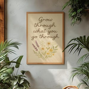 Florale Inspiration Wand Kunst Leinwand