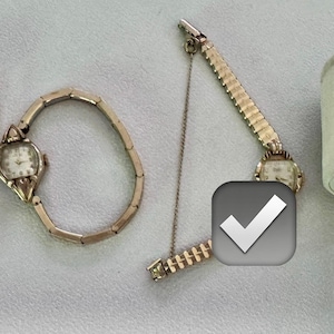 Vintage Ladies Watches • Waltham, Calvert, Wyco-SOLD, Bulova• 1950s • Manual Wind • Working • 10K GF Bezel • Mid-Century Charm