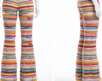 Patron de pantalon au crochet pour adulte PDF | Conditions d'utilisation aux États-Unis et au Royaume-Uni | xs-5x tailles adultes | Pantalons sur mesure | Téléchargement numérique