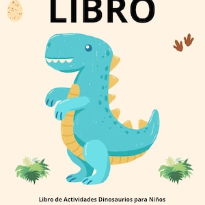 Libro de Actividades Dinosaurios para Niños | Imprimible PDF | Motricidad y Aprendizaje Preescolar (3 a 5 años)