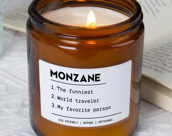 Velas con nombre definido, velas personalizadas divertidas, velas perfumadas, regalos de Navidad para mamá, regalos personalizados para seres queridos, solo archivo PNG