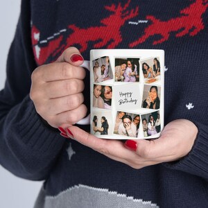 Mug photo personnalisé : tasse à café personnalisée en céramique