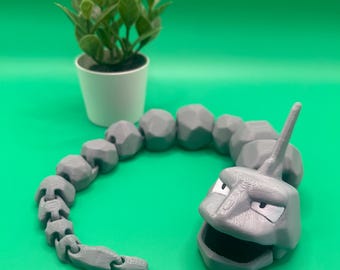 3D Printed Onix Flexi Toy