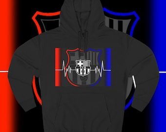 Sweat Vintage FC Barcelone - Bleu Marine - Taille S - Années 90/00