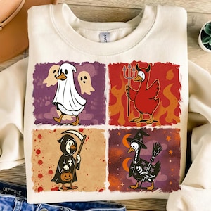 Solo un&#39;oca horror png, Clipart di un&#39;oca sciocca di Halloween, Disegno a sublimazione di un&#39;oca di Halloween, Download digitale divertente per Halloween, PNG horror