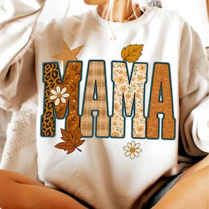 Retro Mama Halloween Png svg, Halloween Mama, Varsity Png, Mom Life Png, Trendy Png, Retro Png, Mama PNG Design, Sublimation T Shirt Design
