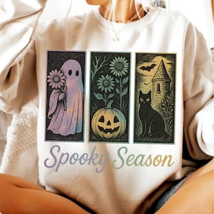 Spooky Season Png, Vintage Halloween Horror Night Png, Trendy Halloween PNG, Halloween Shirt designs, Retro Halloween PNG, Horror Movie PNG