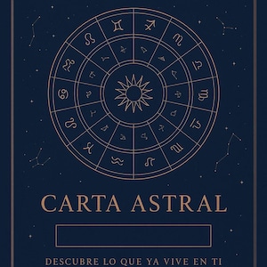 Mapa sagrado: Carta astral personalizada