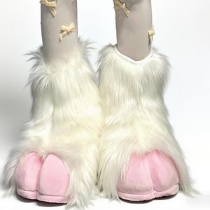 Fursuit Hooves Feet, Cute Furry Hooves Shoes, Cosplay Hooves Boots For Halloween Anime Costume Party