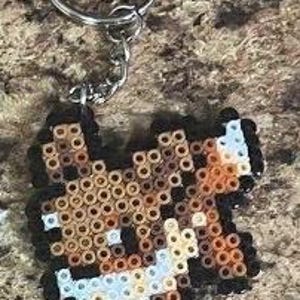 Eevee Pixel Handmade Keychain (box sprite style)