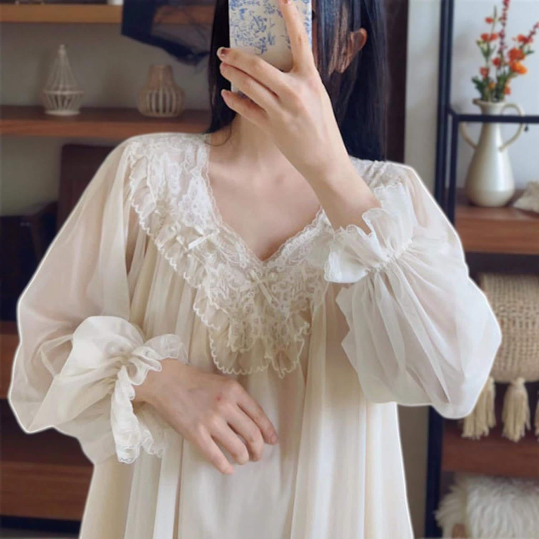 long sleeve amazon princess nightgown