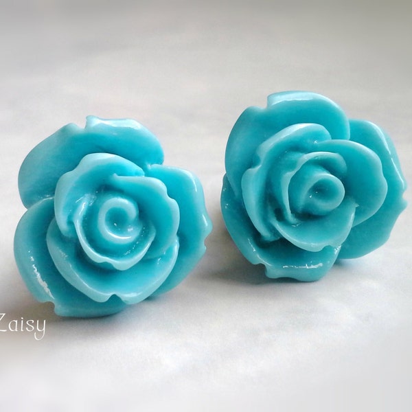 Rosa azul tapones para oídos calibrado tamaños 9/16 de pulgada, 1/2 pulgada, 00g, 0G, 2G, 4G, 6G, 4mm, 5mm, 6mm, 8mm, 10mm