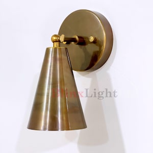 1 Light Wall Sconce | Wall Light | Modern Wall Sconce | Mid Century Wall Sconce | Kitchen Wall Sconce Lamp | Con Wall Sconce Light Fixture