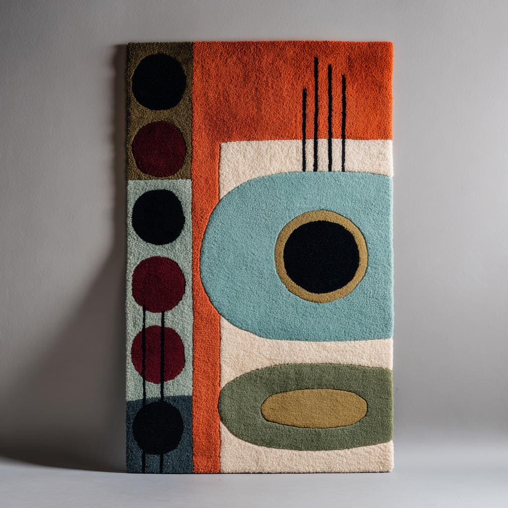 Mid century rug - Etsy 日本