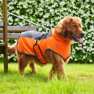 Large Dog Winter Jacket, Reflective Dog Coat, Waterproof Pet Vest, Windproof Dog Clothes for Medium & Big Dogs, Outdoor Apparel