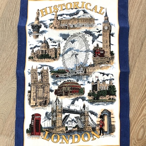Souvenir Tea Towel London Scenes