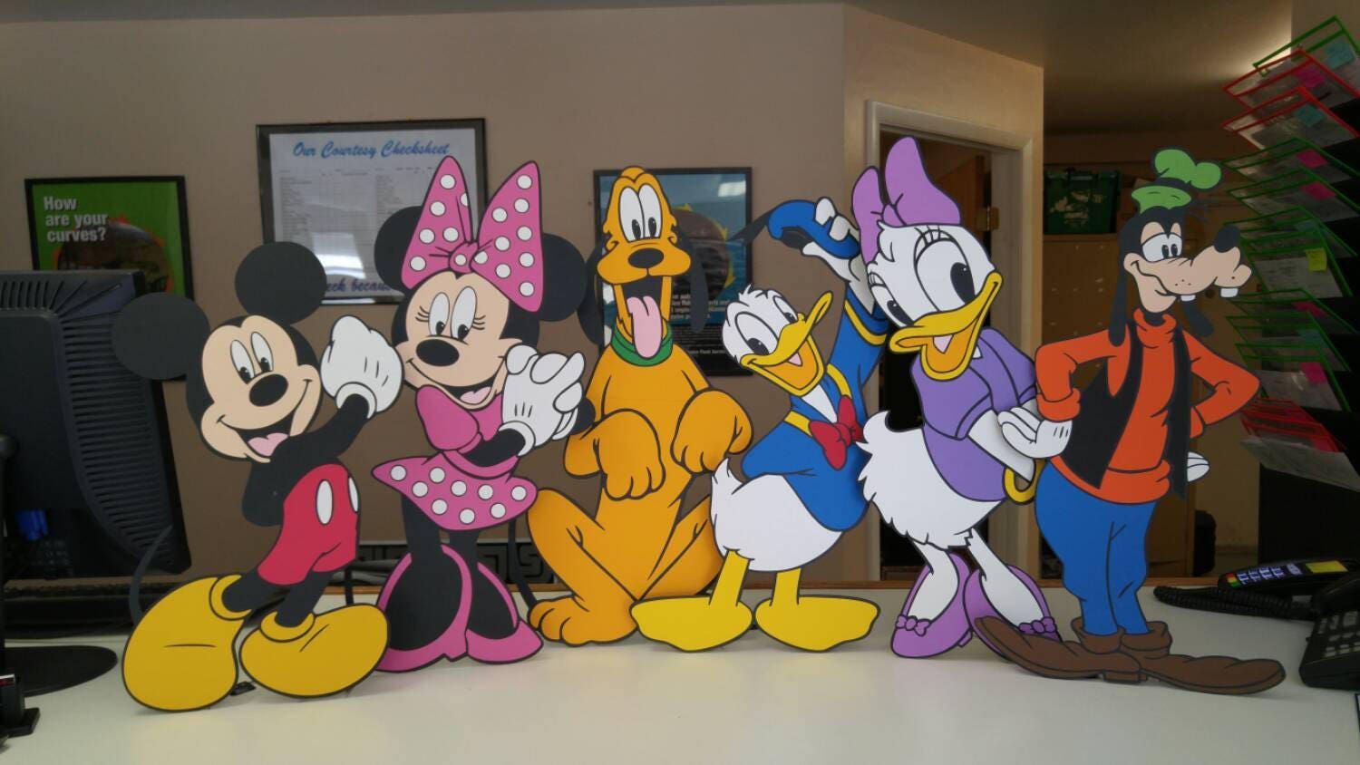 Mickey Mouse and Friends Stand Ups Mickey Mouse Clubhouse | Etsy
