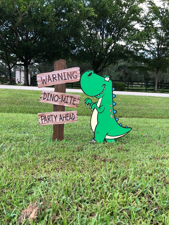 Dinosaur Birthday Party Decoration Set Photo Prop Dinosaur Etsy