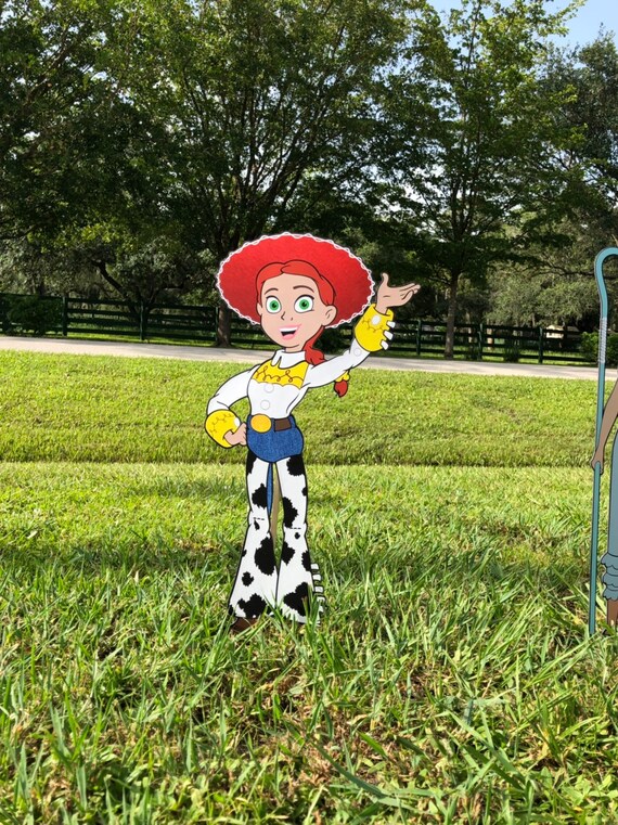 Toy Story Birthday Decoration Jessie 21 Tall Stand Up Etsy