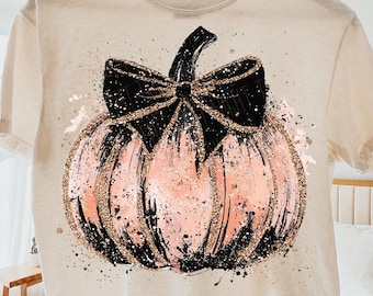 Pinselstrich Kürbis PNG | Kokette Kürbis Glitter Halloween Png | Glitzernde Coquette png | Glitzer PNG | Coquette Gold Glitter Kürbis Png