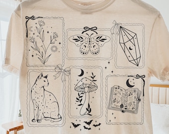 Witchy Vibes PNG | Mystical Boho PNG | Lunar Moth | Whimsical Doodle | Spooky Girl Png | Coquette Witch Png | Witching Png | Celesti