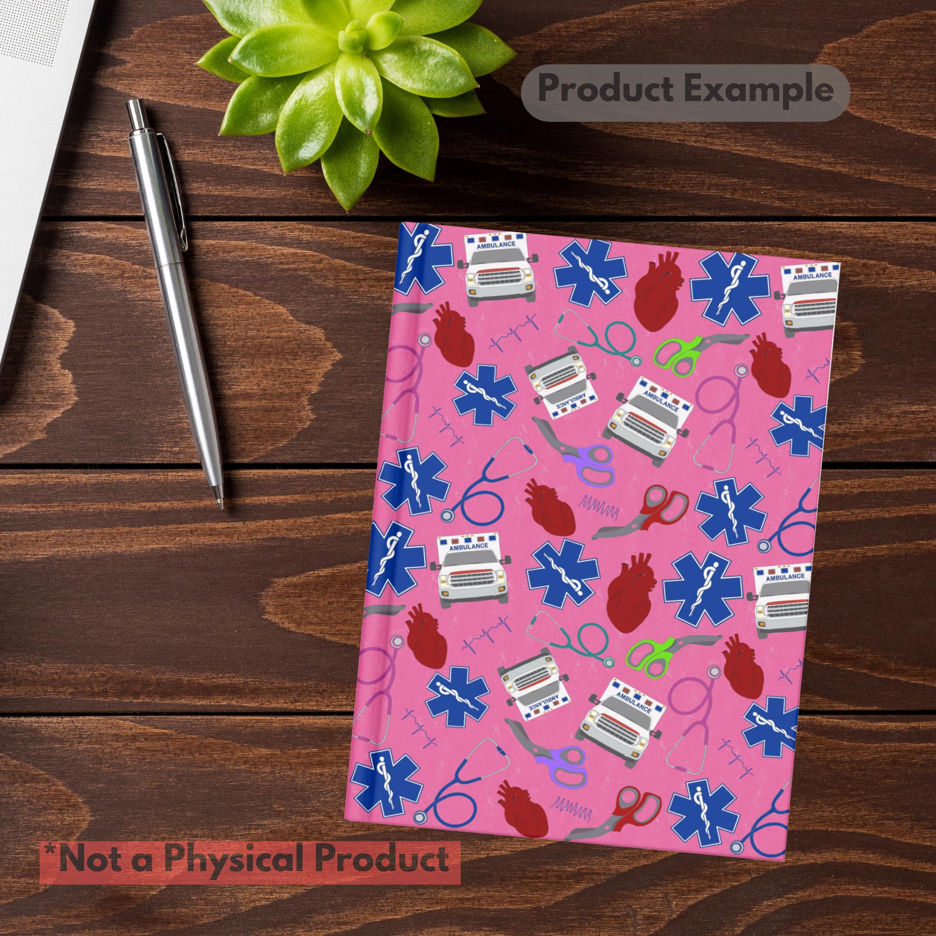 Pink EMS Ambulance Seamless Pattern PNG Download Digital Paper ...