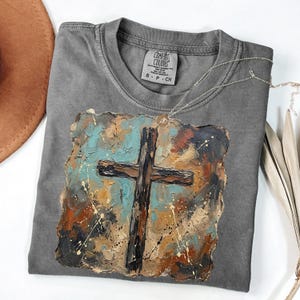Penseldragskors PNG | Western Cowboy PNG | Cowboygrafik | Western Faith PNG | Kyrkskjorta PNG | Jesus Sublimering | Penseldrag PNG bild 14
