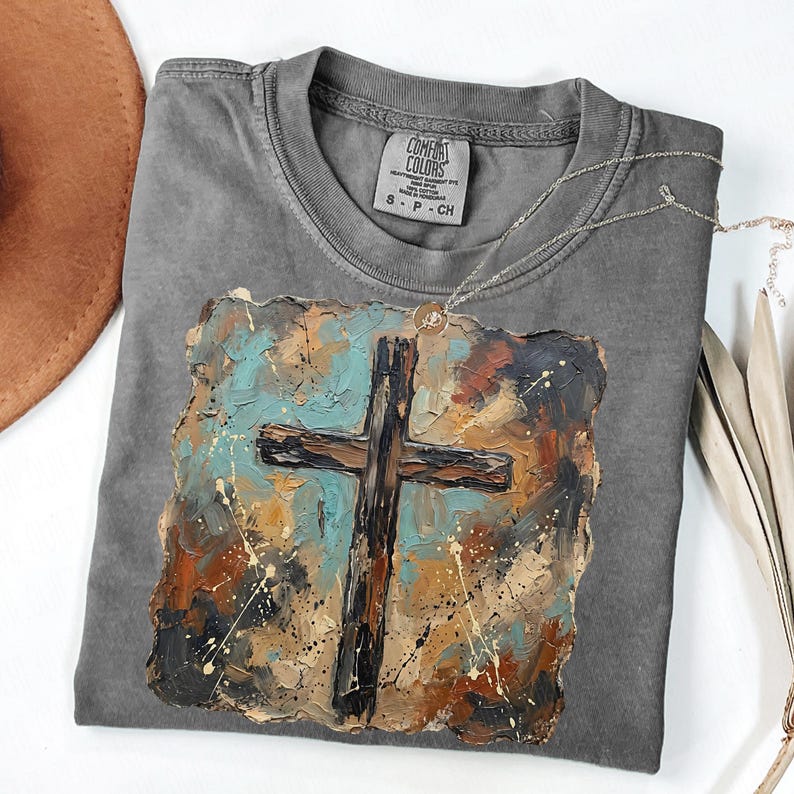 Penseldragskors PNG | Western Cowboy PNG | Cowboygrafik | Western Faith PNG | Kyrkskjorta PNG | Jesus Sublimering | Penseldrag PNG bild 14