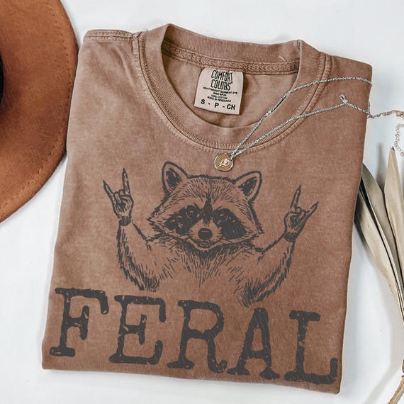 Distressed Feral Raccoon PNG | Typewriter PNG | Sarcastic Raccoon Design | Trash Panda Png | Funny Raccoon PNG | Animal Humor | Feral Girl
