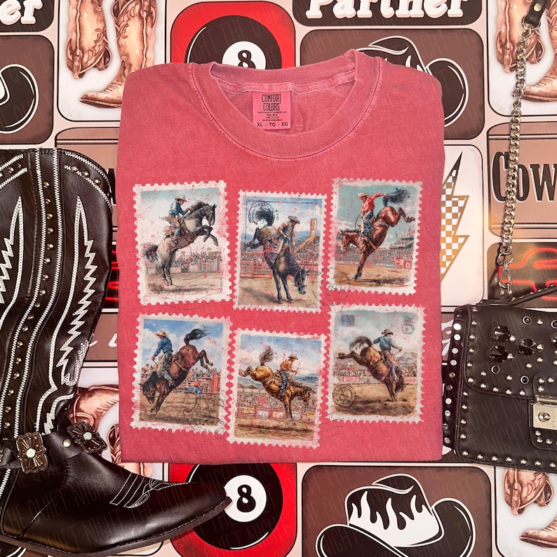 Stamp Rodeo Rodeo Cowboy PNG | Western Designs | Ranch PNG | Horse Bucking Horses ...