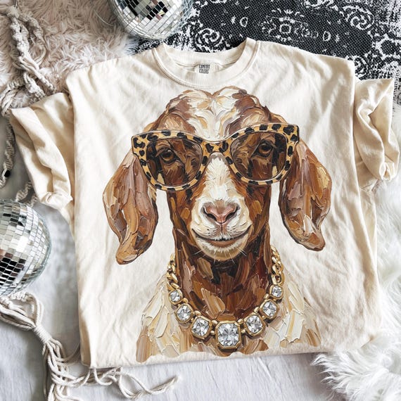 Western Glam Goat PNG | Everyday Designs | Western Designs | Cowboy Graphics | State Fair PNG | Show Goat Png | Goat Lover Png |