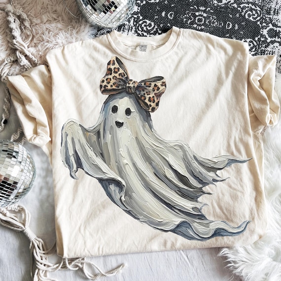 Leopard Coquette Ghost PNG | Spooky Girl PNG | Preppy Halloween Png | Gothic Girl Png | Creepy Cute | Stay Spooky Png | Boujee Ghost