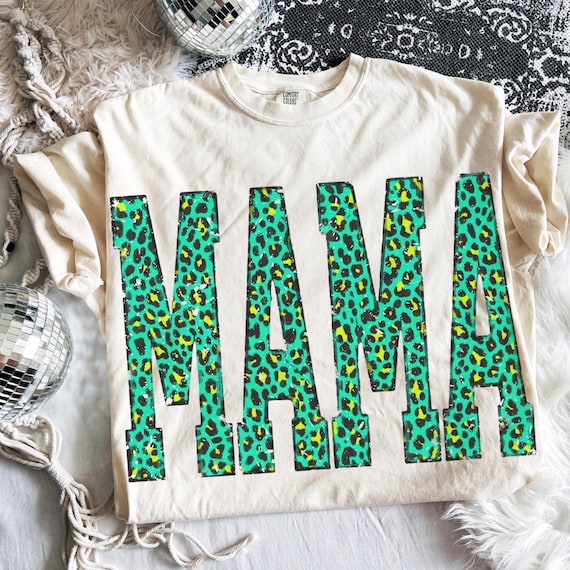 Distressed Leopard Mama PNG | Mom Life PNG | Retro Mama Png | Mom Sublimation | Varsity Mama PNG | Leopard Print Png | Cute Mom Design