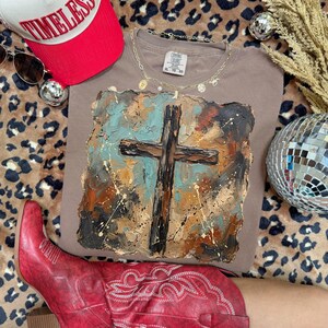 Penseldragskors PNG | Western Cowboy PNG | Cowboygrafik | Western Faith PNG | Kyrkskjorta PNG | Jesus Sublimering | Penseldrag PNG bild 10