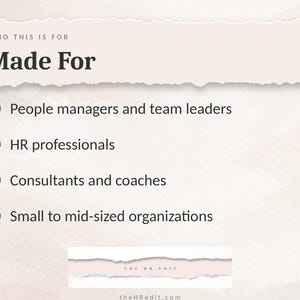 Employee Goal Setting Template for Managers | Goal Setting Framework + Leader Training Slides | Editable Word + PowerPoint image 3